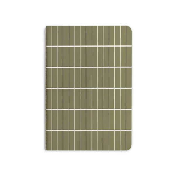 Lettuce Notebook Tile Olive