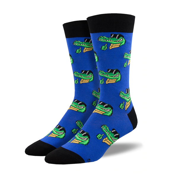 Socksmith Socks Men's Cool as a Croc Blue