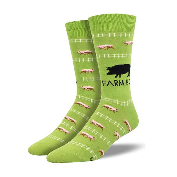 Socksmith Socks Men's  Farm Boy Green