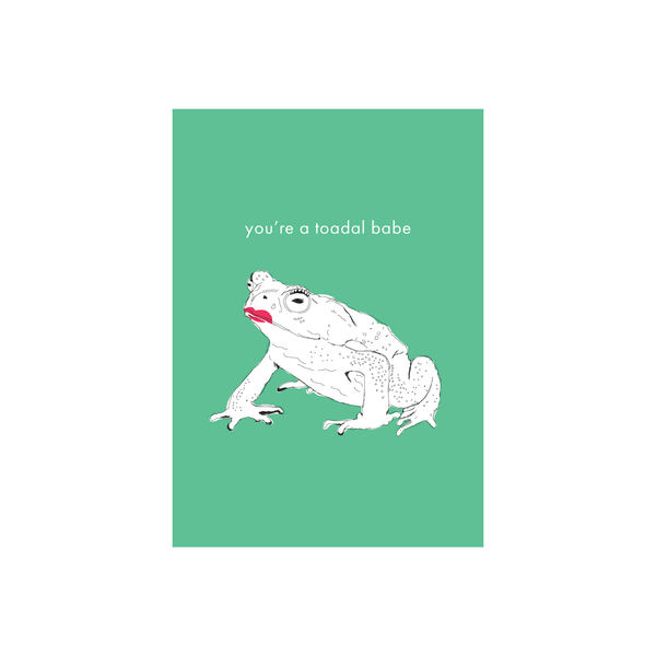 ibizaspeedcharter Animal Pun Card Toad