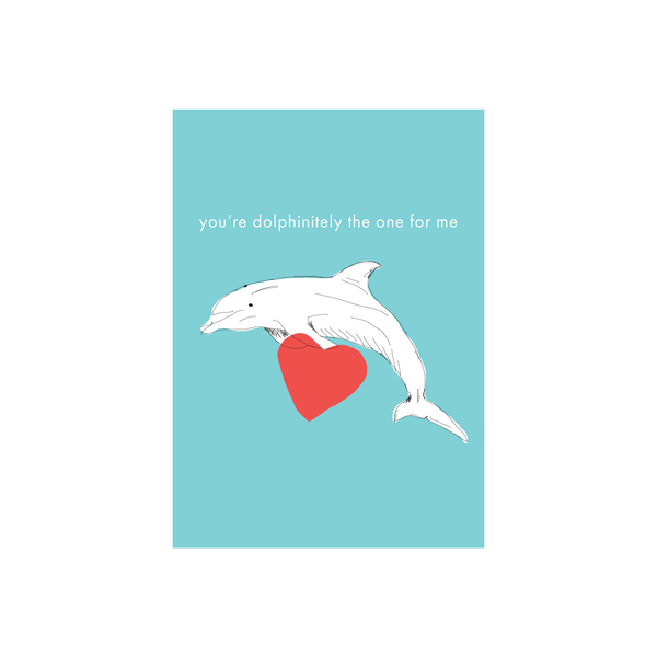 ibizaspeedcharter Animal Pun Card Dolphin
