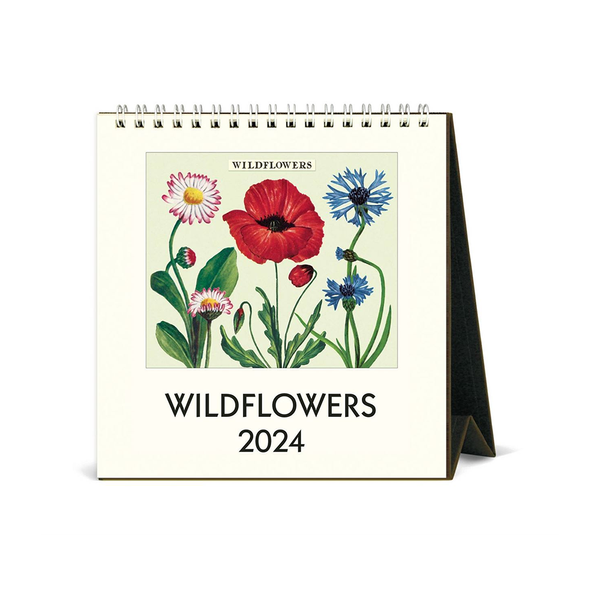 Cavallini 2024 Desk Calendar Wildflowers