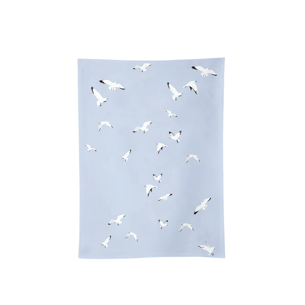 100% NZ Tea Towel Flying Gulls