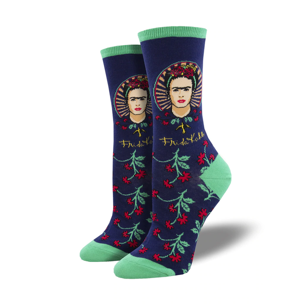Socksmith Socks Women's Frida Flower Navy