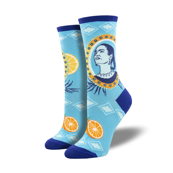 Socksmith Socks Women's Frida Orange Blue