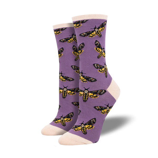 Socksmith Socks Women's Moths to a Flame Purple