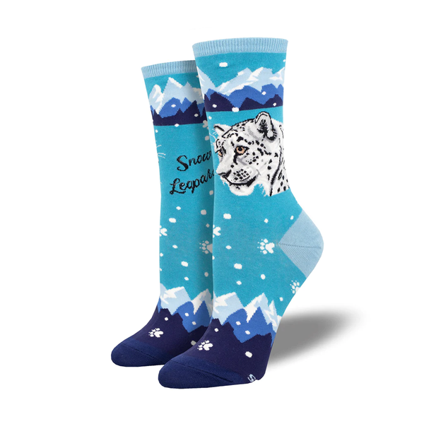 Socksmith Socks Women's Snow Leopard Blue