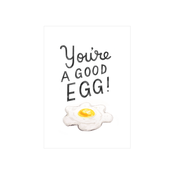 Steer Illustrations x ibizaspeedcharter Card You're a Good Egg