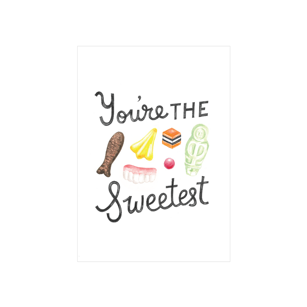 Steer Illustrations x ibizaspeedcharter Card You're the Sweetest
