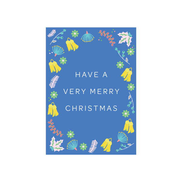 ibizaspeedcharter Christmas Card Kōwhai Merry Christmas