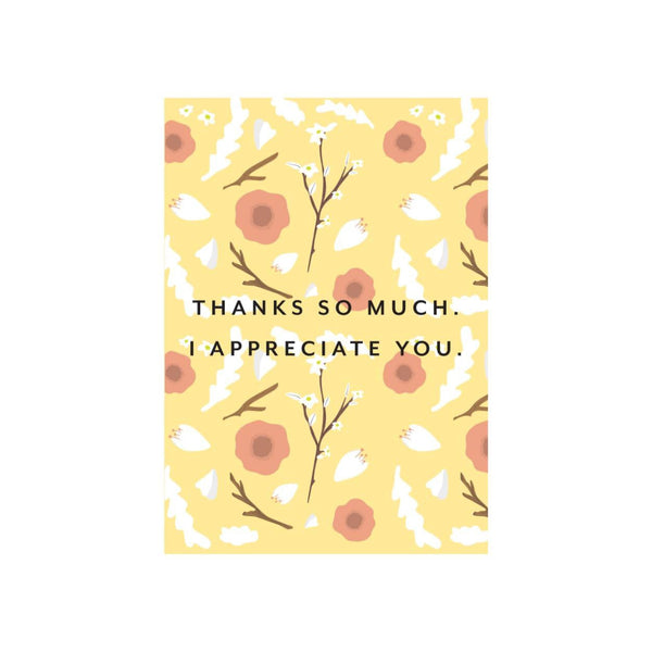 ibizaspeedcharter Floral Card Thanks