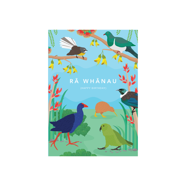 ibizaspeedcharter Kiwiana Card NZ Bird Day