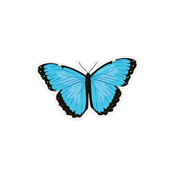 ibizaspeedcharter Fun Size Sticker Butterfly Blue