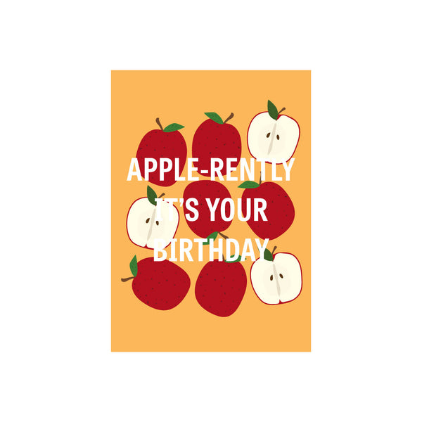 ibizaspeedcharter Fruit Pun Card Apple