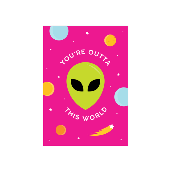 ibizaspeedcharter Pop Fun Card Alien