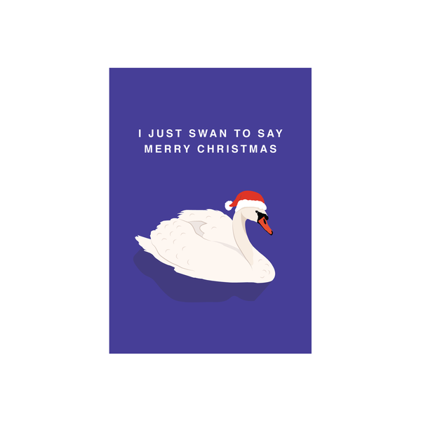 ibizaspeedcharter Christmas Card Swan To Say