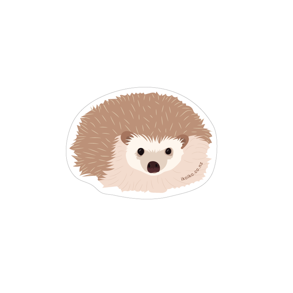 ibizaspeedcharter Fun Size Sticker Hedgehog