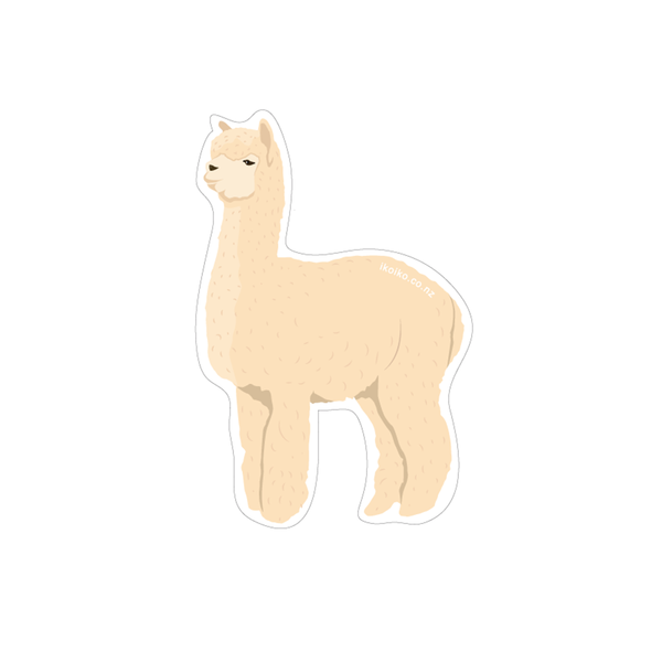 ibizaspeedcharter Fun Size Sticker Llama Standing