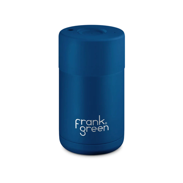 Frank Green Ceramic Smart Cup 10oz Deep Ocean Blue