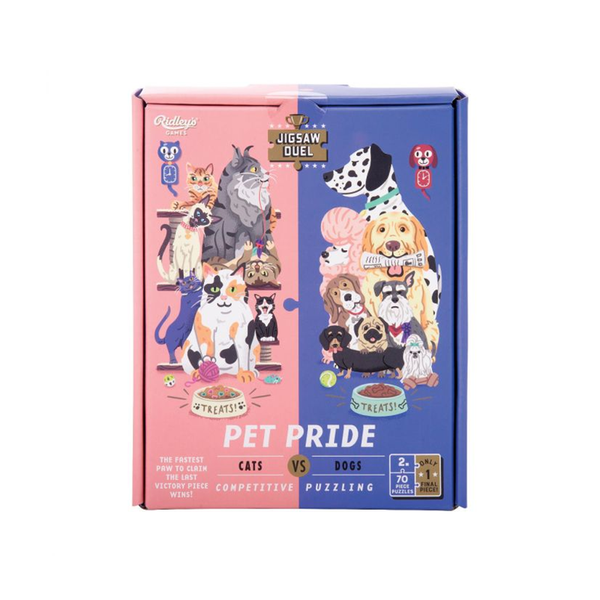 Ridley's Jigsaw Duel Pet Pride Cats vs Dogs Puzzle Game