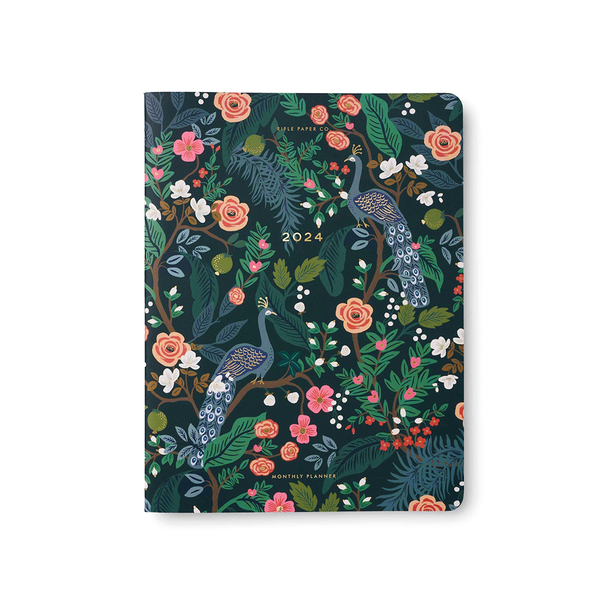Rifle Paper Co 2024 Appointment Notebook Peacock