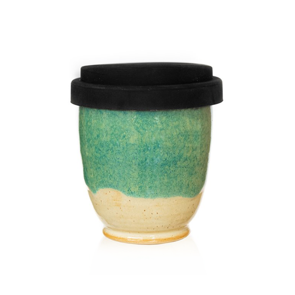 Westcoast Stoneware Reusable Cup Washout Green