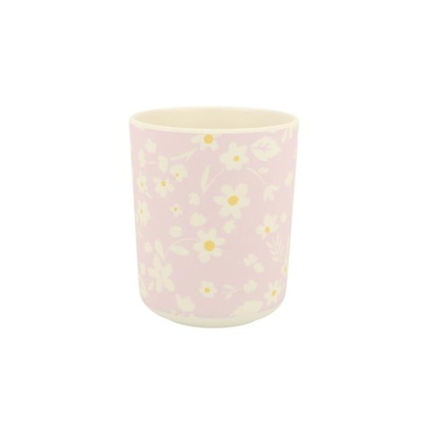 Meri Meri Bamboo Floral Cup Light Pink