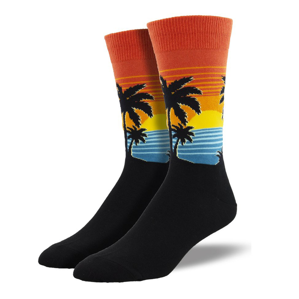 Socksmith Socks Men's Find Your Beach Black