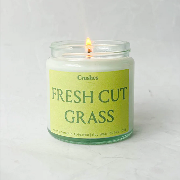 Crushes Scented Soy Candle Fresh Cut Grass 120g