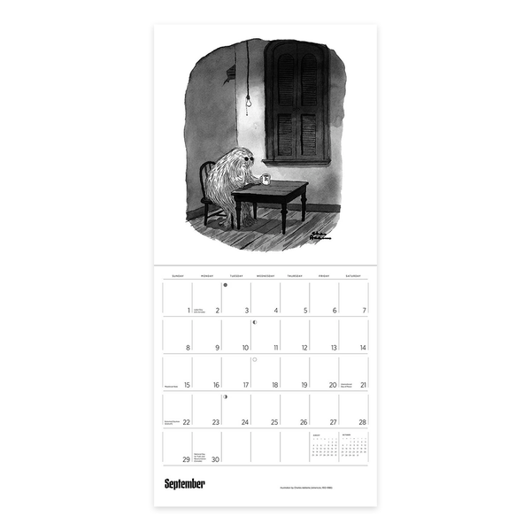 2024 Wall Calendar The Addams Family