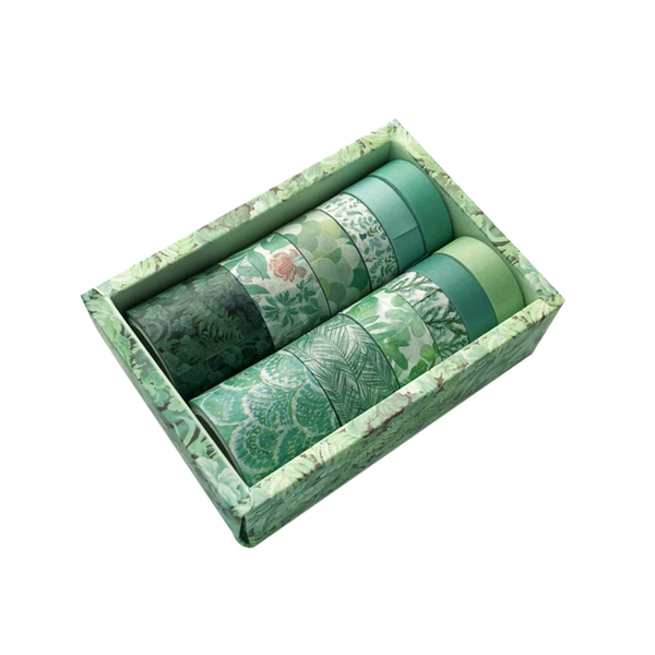 Vilt Design Washi Tape Pack of 12 Green Mint