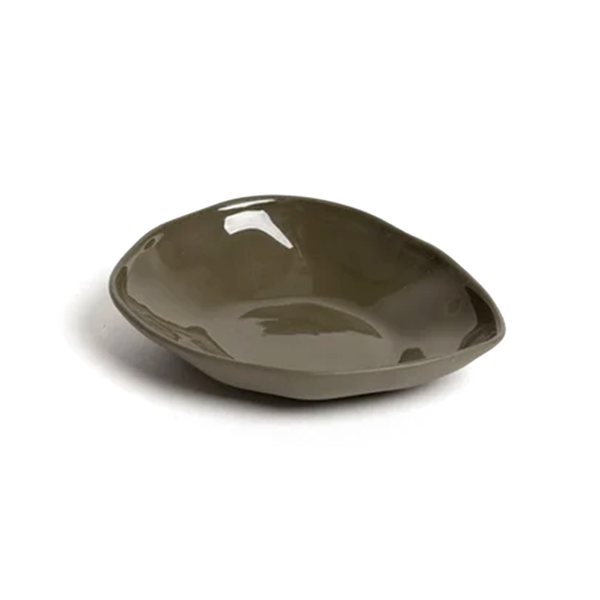 Ned Haan Small Dish Olive Green