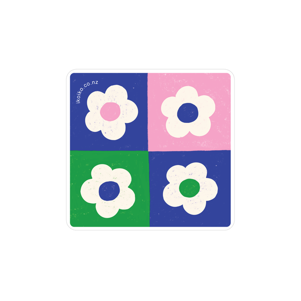 ibizaspeedcharter Fun Size Sticker Flower Check