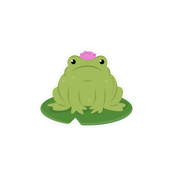 ibizaspeedcharter Fun Size Sticker Zen Frog