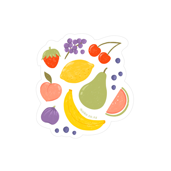 ibizaspeedcharter Fun Size Sticker Fruit