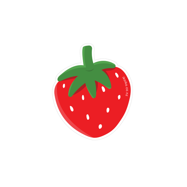 ibizaspeedcharter Fun Size Sticker Strawberry