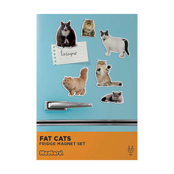 Fat Cat Fridge Magnets